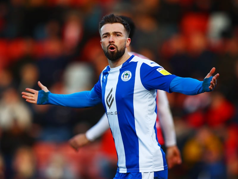Position - Striker, Last played for - Wigan Athletic