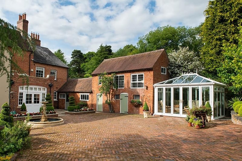The beautiful property is in the countryside in the West Midlands. (Photo - Knight Frank)
