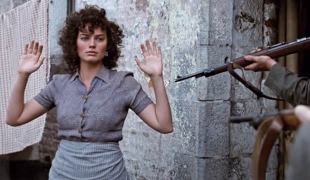 Just after The Wolf of Wall Street, Robbie took on the role of Celine in this period drama which begins when a lonely French woman falls in love with a refined German soldier with her husband away at war.