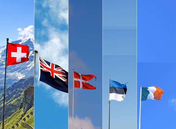 These are the freest countries in the world according to the Human Freedom Index starting with Switzerland.