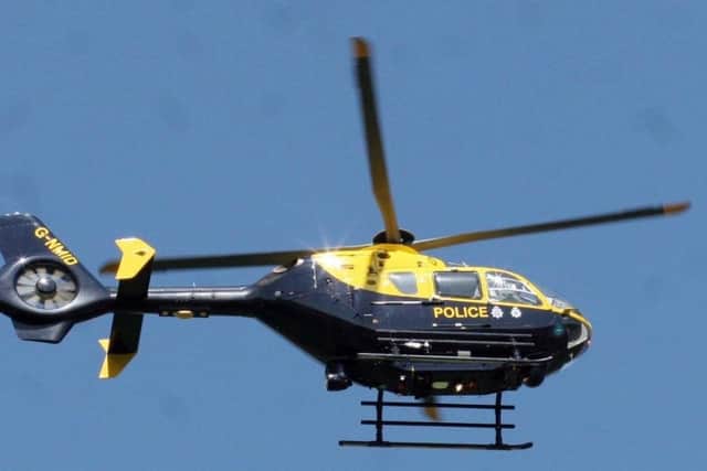 A police helicopter was deployed in the Richmond area of Sheffield in the early hours of this morning (Monday, July 17, 2023)
