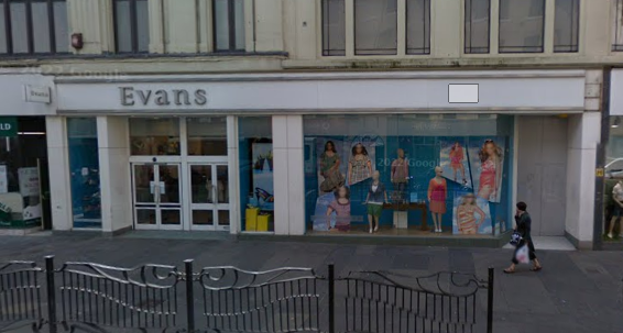 Evans is now an online brand that was a present part of Argyle Street for a number of years. 