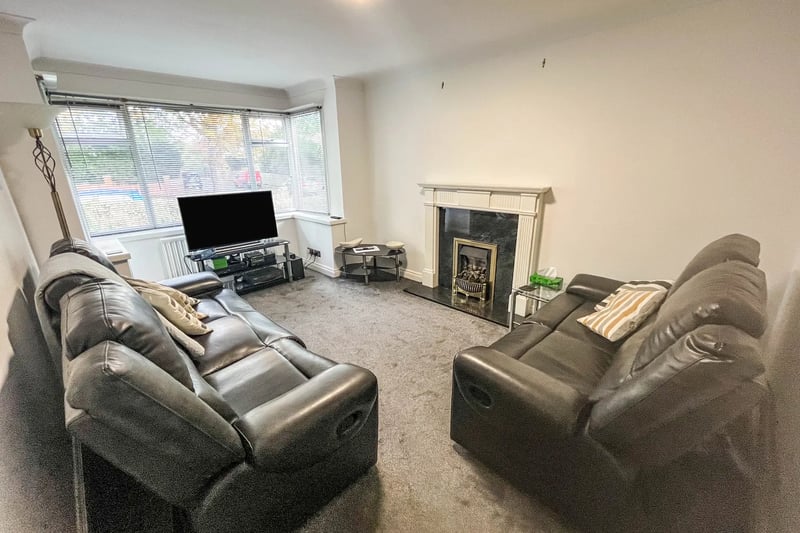Located on Whinbrook Court in Moortown. This 2 bed flat is on the market with Yopa at £100,000. The price was reduced by 44.4% on July 4. (Photo by Yopa)