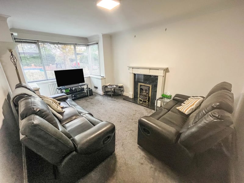 Located on Whinbrook Court in Moortown. This 2 bed flat is on the market with Yopa at £100,000. The price was reduced by 44.4% on July 4. (Photo by Yopa)