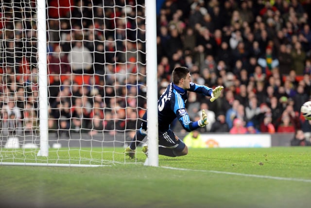 The chant at the end of the game went on for ages.
But the keeper's penalty saves in the 2014 Football League Cup semi-final against Manchester United meant Sunderland were going to Wembley.