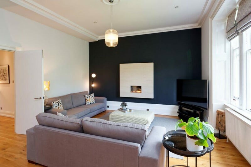 Included in the lounge is a stunning feature fireplace. 