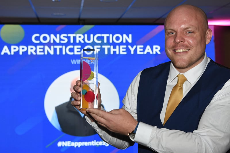 Construction Apprentice of the Year, Paul Wilson.