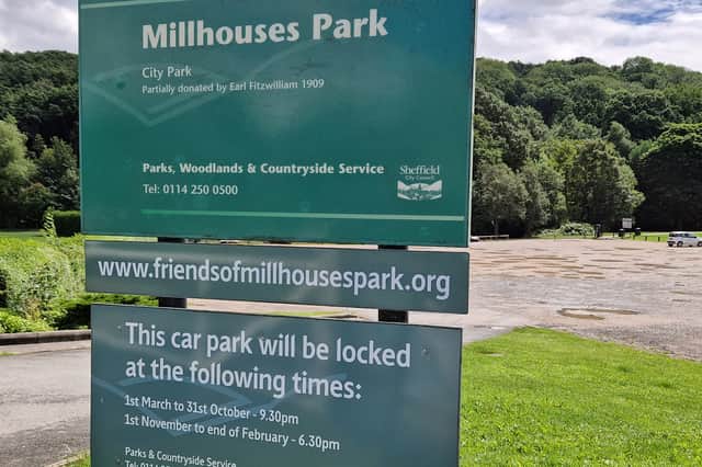 Millhouses Park has two enormous car parks and public loos.