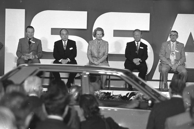 Back to 1986 for the official opening of Nissan on Wearside.