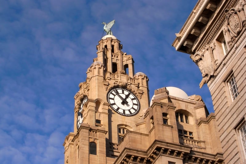 The beautiful Royal Liver Building.