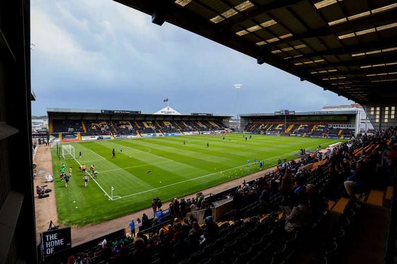 Nottingham Forest’s City Ground is just 300 yards away from Notts County’s Meadow Lane stadium,
