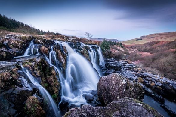 Named after the Scottish word for ‘leap’, the loup of Fintry isn’t far from the village of Fintry - and is the perfect place to enjoy a picnic by the rushing sound of the waterfall rapids.