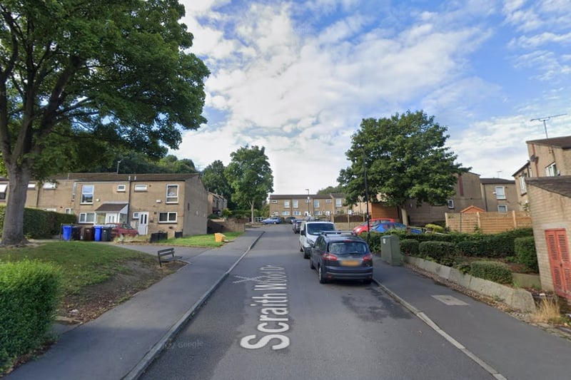 The joint second-highest number of reports of criminal damage and arson in Sheffield in May 2023 were made in connection with incidents that took place on or near Scraithwood Drive, Ecclesfield, with 3
