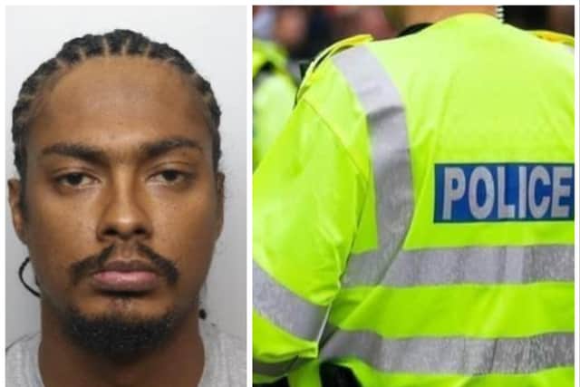 Police officers called out to the scene a stabbing carried out by Marcus Hamlin in the Manor area of Sheffield believed a child had been killed 
