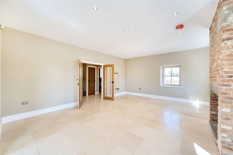 The property has underfloor heating and limestone floors. Photo by Manning Stainton