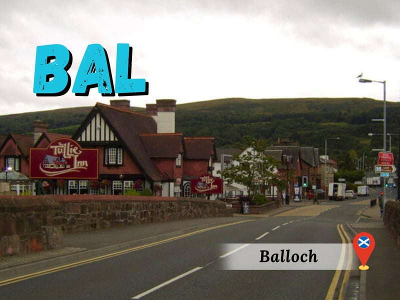 From the regal Balmoral to the remote Balnakeil, the term Bal from the Gaelic “Baile” denotes a town or village. Above, we see Balloch village which combines “Baile” and “Loch” making it the “village by the Loch” as it rests nearby the famous Loch Lomond.