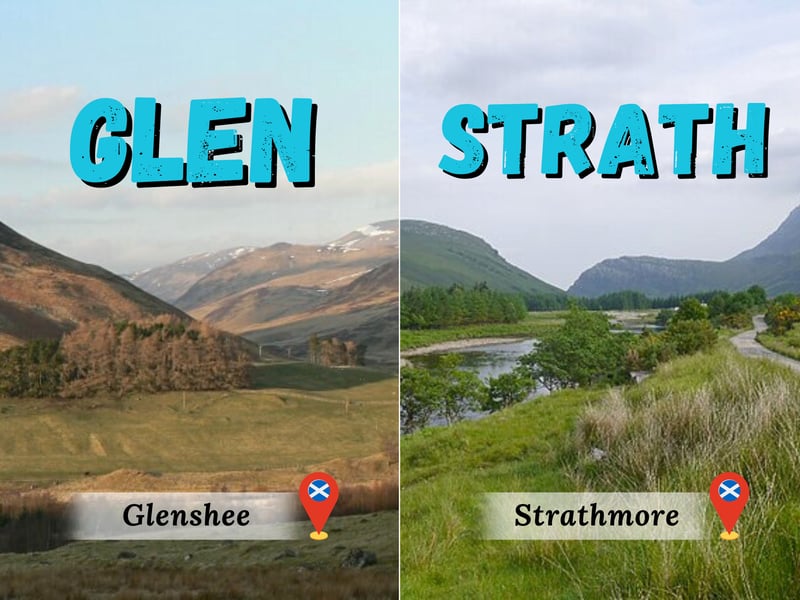 “Ain't no mountain high enough, ain't no Strath low enough…” Gleann in Gaelic means Glen which most know is a Scottish word for valley. Strath is similar but denotes a wide valley. With our Celtic knowledge, we now know that Strathmore or “An Srath Mòr” is thus “the big (or great) valley”. Glenshee has that anglicised “sìth” making it the Glen of the Fairies.