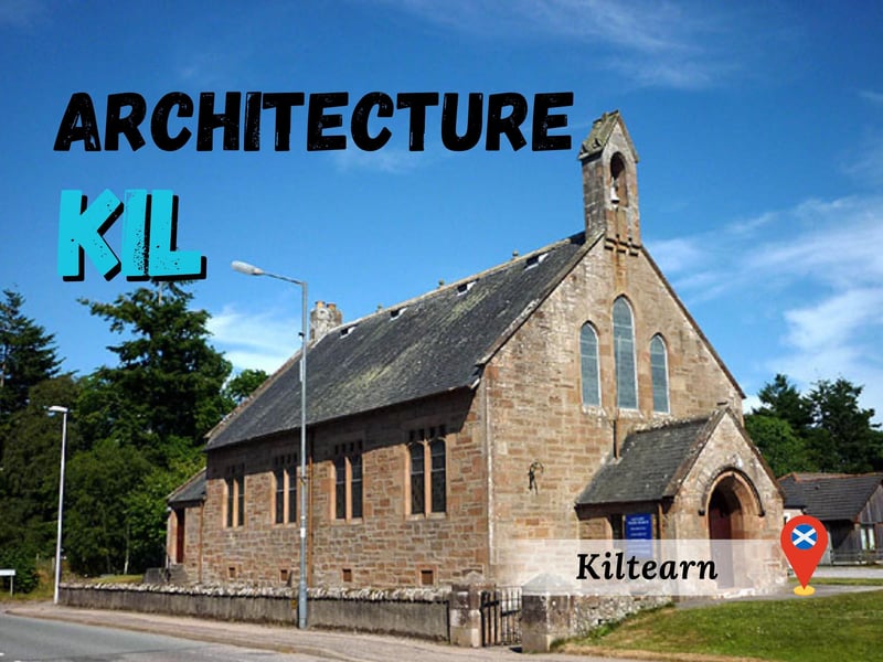 The topic of saints naturally leads us to mention churches. “Cill” is the Gaelic word for churchyards and chapels which when anglicised becomes “Kil”. Kilpatrick, Kilmarnock, Kilnave, the list goes on and on for such locations scattered throughout Scotland. The above church, Kiltearn, comes from “Cill Tighearna” which we can translate as “the Lord's church” - fitting for the house of the Lord.