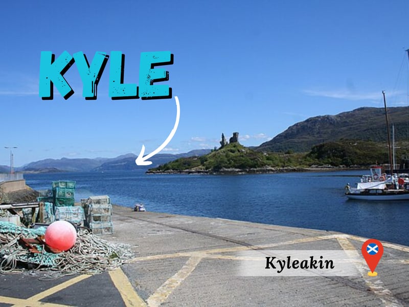 Seen anglicised on Scottish maps as Kyle, the Gaelic term is “caol” and it refers to straits of water or sea channels. On the Isle of Skye we find Kyleakin from “Caol Àcain” i.e., Haakon's Strait. The nod to King Haakon IV of Norway reflects the Isle’s Viking heritage.