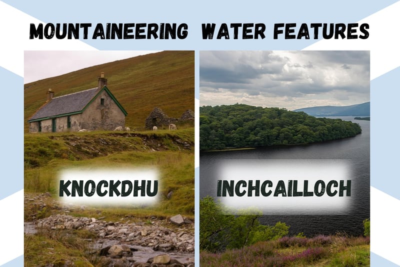Knockdhu combines Cnoc (Hill or Hillock) and Dubh (Black) for the “black hill”. Inchcailloch combines Innis (Island) and Cailleach (Old Woman) for “Island of the Old Woman”. How did you do? We hope this guide brings you closer both to Scotland’s beautiful terrain and to the Scots who roamed it long before us; appreciating the insights they imparted in Gaelic.