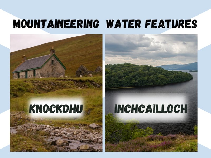 Knockdhu combines Cnoc (Hill or Hillock) and Dubh (Black) for the “black hill”. Inchcailloch combines Innis (Island) and Cailleach (Old Woman) for “Island of the Old Woman”. How did you do? We hope this guide brings you closer both to Scotland’s beautiful terrain and to the Scots who roamed it long before us; appreciating the insights they imparted in Gaelic.