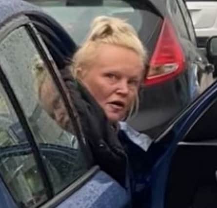 Police want to trace this woman as part of an investigation into an incident at Parkgate in which a woman was reportedly racially abused (Photo: SYP)