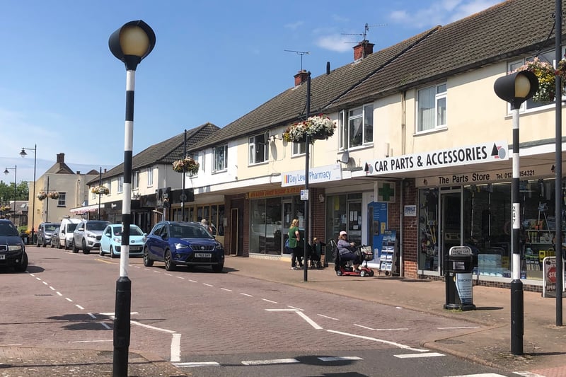 The old High Street is still a busy place with a range of shops and businesses including a large hardware store, a shop selling car parts and a pharmacy.