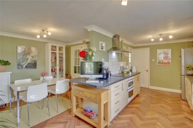 An open plan dining and kitchen area. Picture by Hardisty and Co