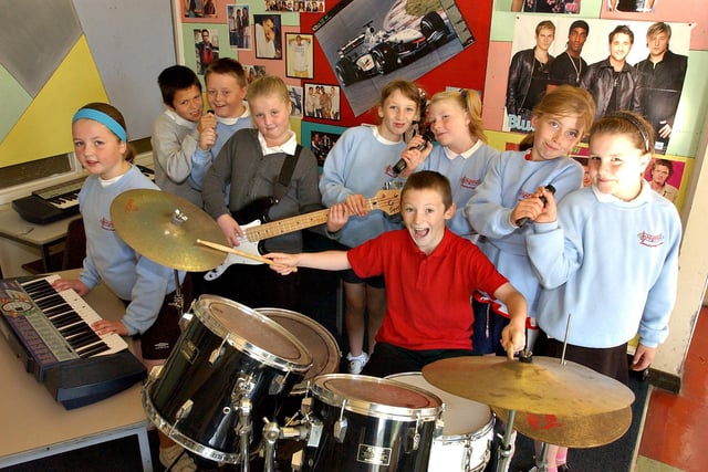 Back to 2006 for a music session at Highfield Community School.