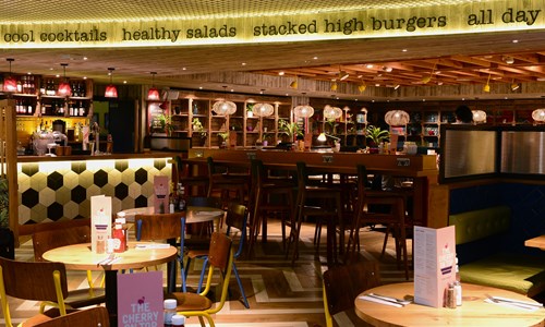The restaurant, located within the Departure Lounge, has a 3.6 rating from 480 reviews. One review read: “Good food, nice service and room to breath was worth paying a little extra.”
