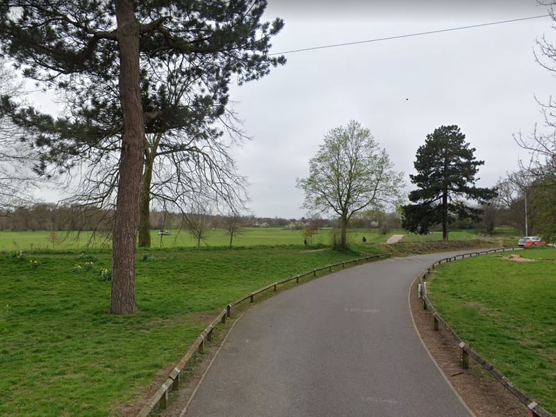 Perry Hall Park in Perry Barr appears to be 1.18 degrees cooler than Smithfield. (Photo - Google Maps)
