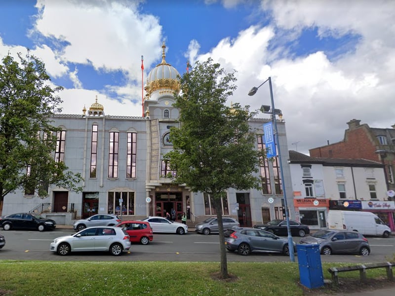 It was established in October 1958 in a former church building and is a large and modern Sikh temple that welcomes all people. (Photo - Google Maps)