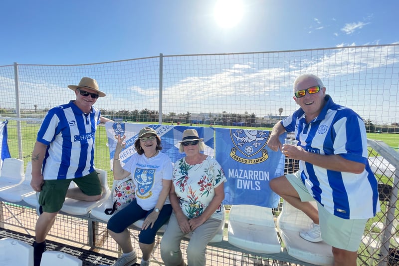 This lot made the drive from Mazarron to watch their team.