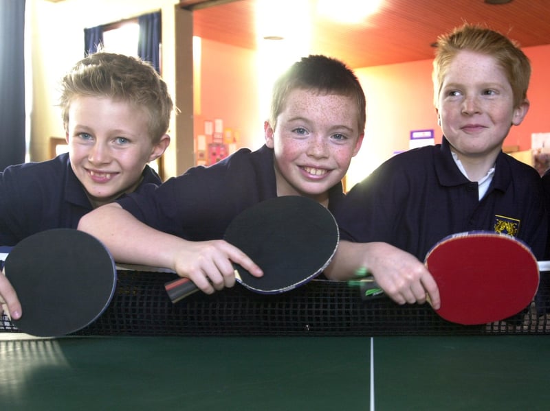 Things could have been very different had Joe Root decided to focus on table tennis, rather than cricket. He is pictured here, aged 11, with fellow members of the Dore Primary School table tennis team Adam Talbot, 10, Nick Hall, 10, and Ben Hughes, 9.