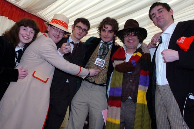 Time and relative dimension in Sunderland in 2007 where a Dr Who convention was filled with people dressed as the doctor.