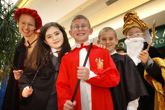 This fantastic five from St Cuthbert's RC Juniors were dressed as Harry Potter characters in Ottakars 20 years ago.
Here are class teacher Fiona Fraser (Professor McGonagall), Lindsey Marshall (Hermione), Rivea Page (Harry Potter), Mark Roberts (Draco Malfoy) and David Ford (Professor Dumbledore).