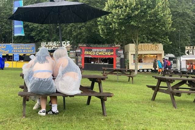 Partygoers for Tramlines festival for Saturday (July 22) are being warned to pack their ponchos ahead of rain all day - with much worse to come on Sunday.