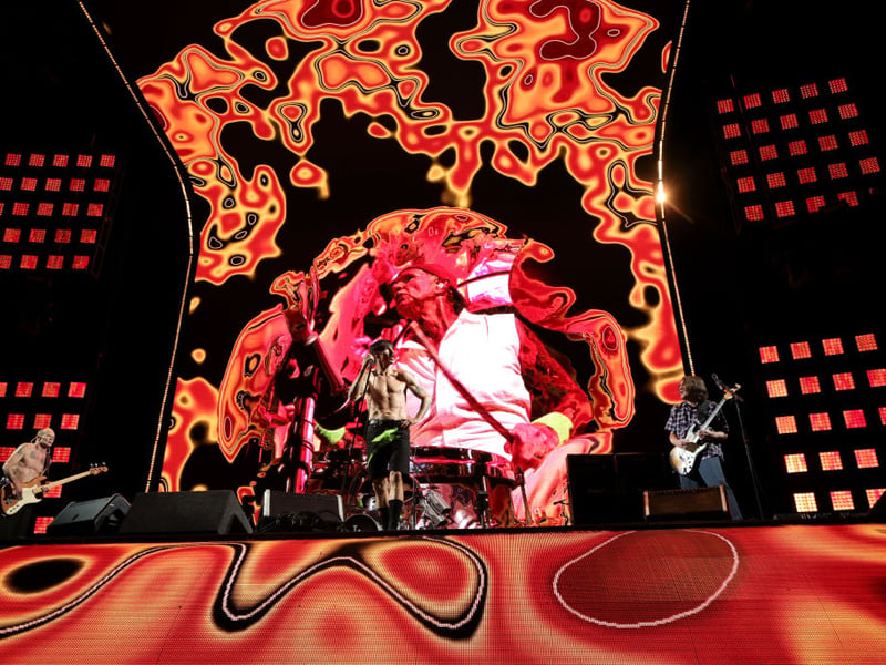 One of the lead tracks from 2022 album Unlimited Love was introduced to the crowd after an opening trio of smash hits.