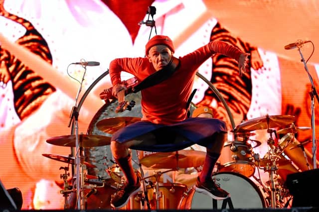 The Red Hot Chili Peppers made they long awaited return to Scotland as they rocked Hampden Park in Glasgow last night. Cr: Getty Images