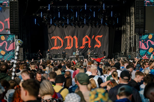Day one saw DMA's take to the main stage. Photo: L Melbourne
