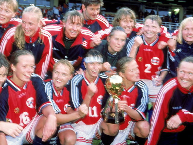 In the mid-1990's, Norway had a little more success in major tournaments than they do recently. They won their only Women's World Cup in 1995 after defeating Germany 2-0.