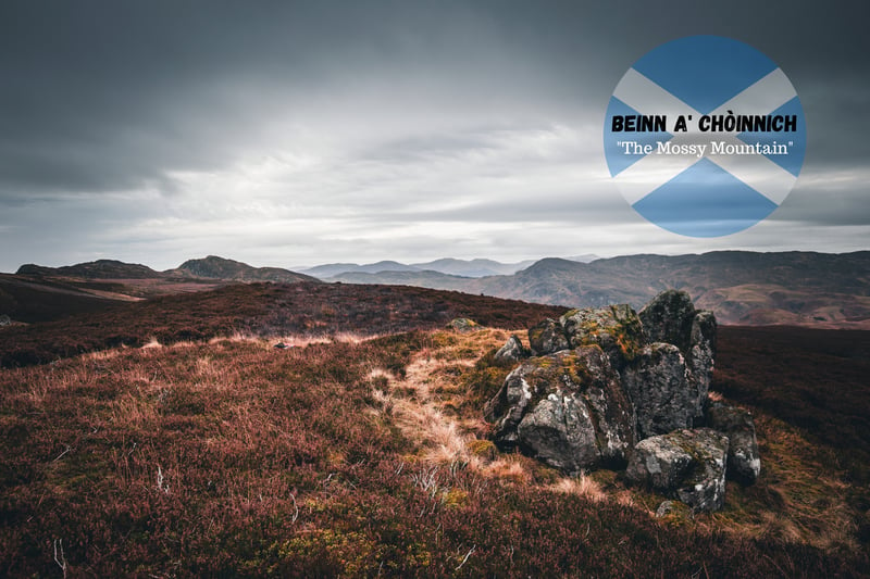 Located near Crieff in Perthshire’s Southern Highlands, Ben Chonzie is a mere 1.5 hour drive from Edinburgh. You can start from Glen Lednock and enjoy the 931-metre ascent from there.