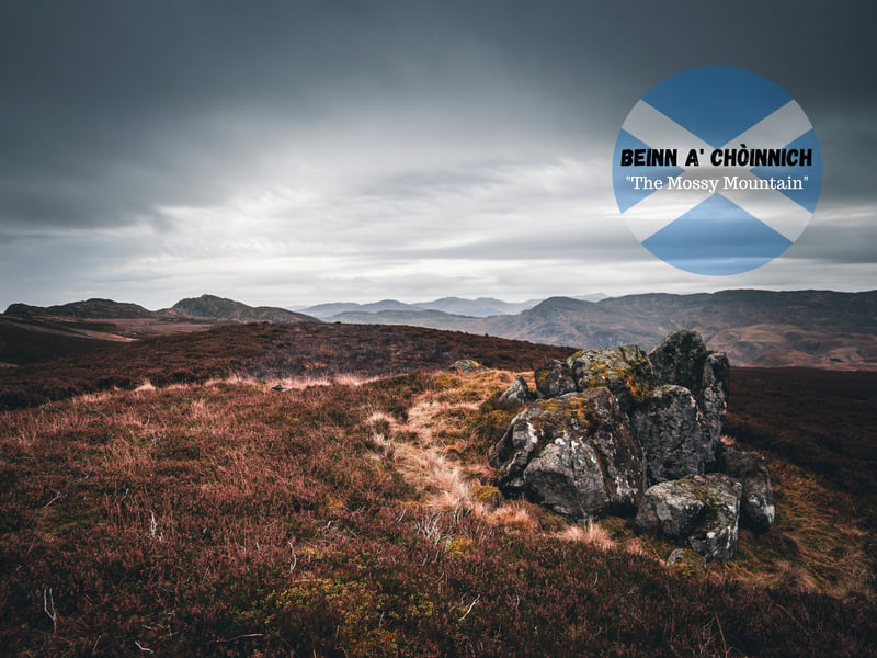Located near Crieff in Perthshire’s Southern Highlands, Ben Chonzie is a mere 1.5 hour drive from Edinburgh. You can start from Glen Lednock and enjoy the 931-metre ascent from there.