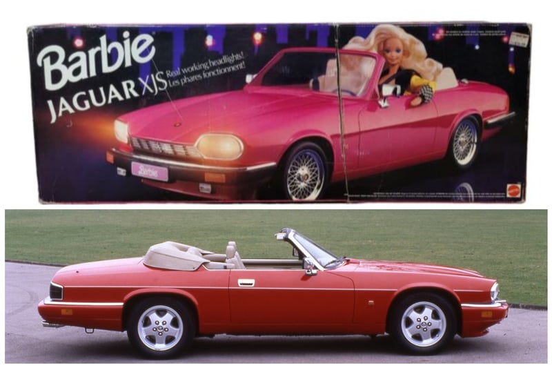 Proving Barbie can’t resist a classic British car, in the 1990s Mattel teamed up with Jaguar to kit the doll out with her own version of the stylish XJS convertible, complete with sparkly pink paintwork and “wire” wheels. Today, a real-life version of the Jag will set buyers back a healthy £25,000. (Photos: Ebay/Newspress)