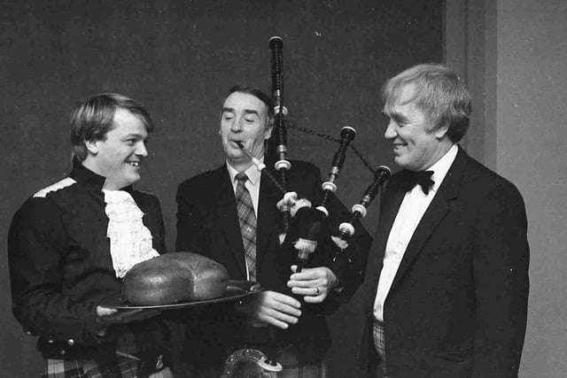 Burns Night at the Top Rank in Sunderland in 1983.