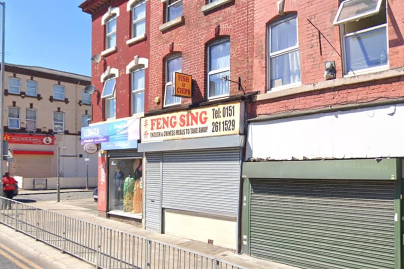 Feng Sing, 126 Prescot Road, was handed a one-star rating on January 6, 2023.