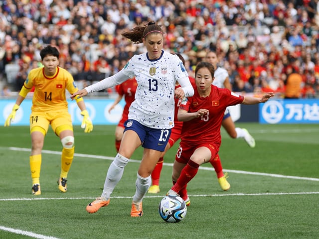One of the most famous women's footballers over the last decade, USA striker Alex Morgan sits top of the pile.