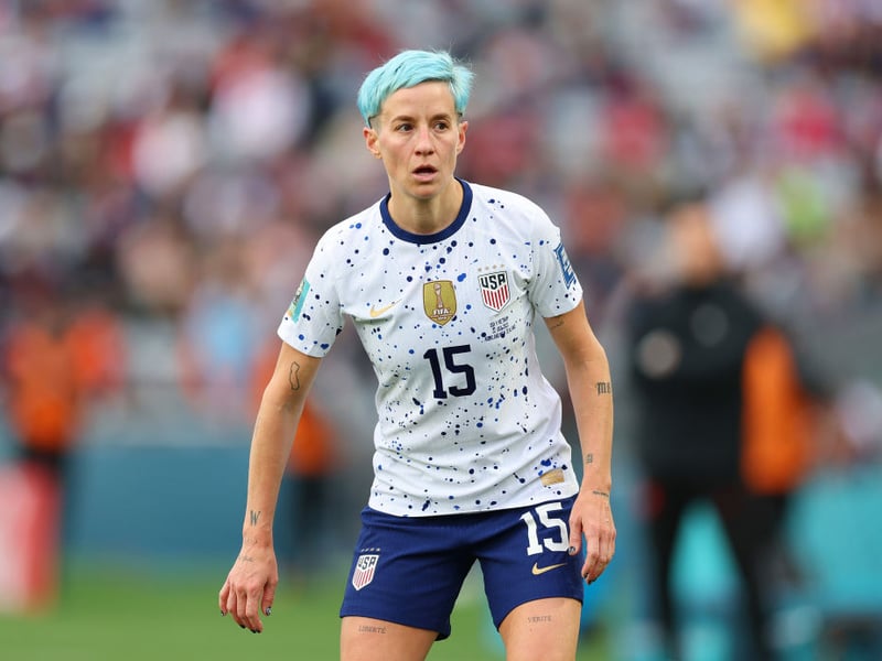 Only narrowly edged out by long time team mate Alex Morgan, the soon-to-be retired Rapinoe takes the second spot in this list.