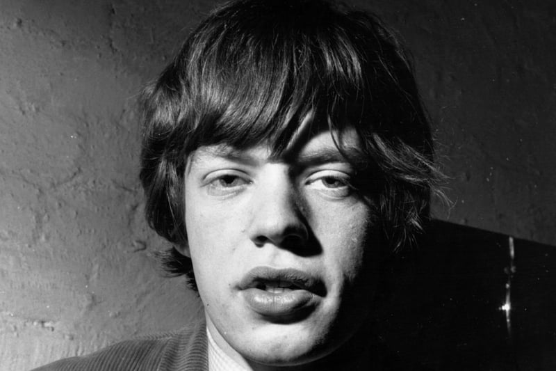 A young Mick Jagger in December 1963