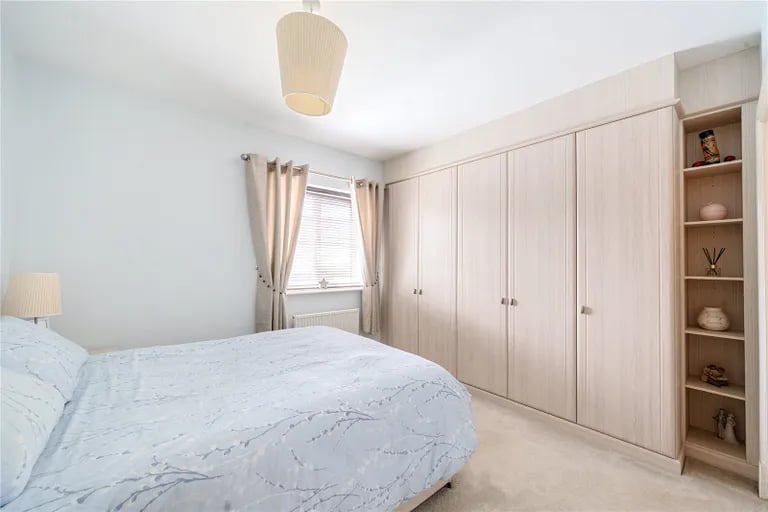Fitted wardrobes provide lots of storage space. Picture by Manning Stainton